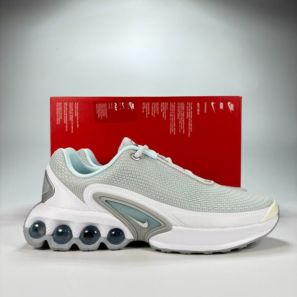 Nike Air Max DN BG White Silver Running Shoes Sneakers HQ3256-043 Youth Size 7Y - Picture 1 of 9
